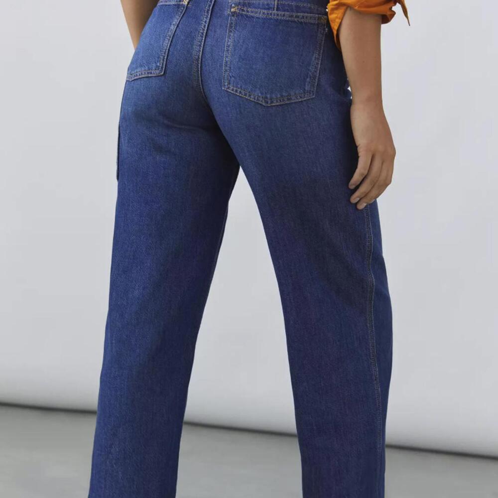 Pilcro from Anthropologie The Forager Relaxed Straight Denim Jeans - Size - 28 - Picture 4 of 11